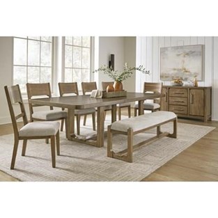 Signature Design by Ashley Cabalynn D974 9 pc Dining Set (Dining Room)