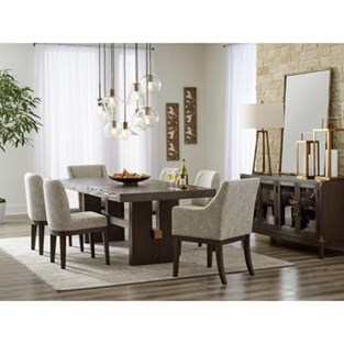 Signature Design by Ashley Burkhaus D984 8 pc Dining Set (Dining Room)