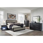 Signature Design by Ashley Rowanbeck B821 7 pc California King Panel Bedroom Set