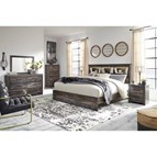 Signature Design by Ashley Drystan B211 6 pc King Bookcase Bedroom Set