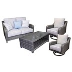 Signature Design by Ashley Elite Park P518P1 4-piece Outdoor Seating Set