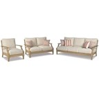 Signature Design by Ashley Clare View P801P8 3 pc Outdoor Seating Set