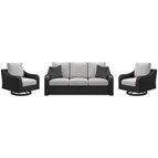 Signature Design by Ashley Beachcroft P792P8 3 pc Outdoor Seating Set
