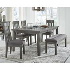 Signature Design by Ashley Hallanden D589D2 6 pc Dining Set