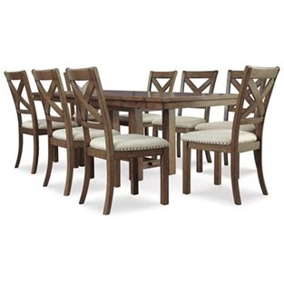 Signature Design by Ashley Moriville D631D13 9 pc Dining Set (Dining Room)