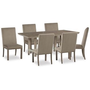 Signature Design by Ashley Chrestner D983D5 7 pc Dining Set (Dining Room)
