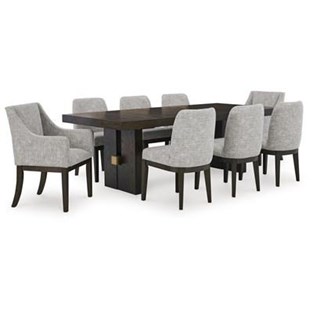 Signature Design by Ashley Burkhaus D984D7 9 pc Dining Set (Dining Room)