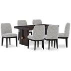 Signature Design by Ashley Burkhaus D984D8 7 pc Dining Set