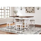 Signature Design by Ashley Valebeck D546D10 5 pc Counter Height Dining Set