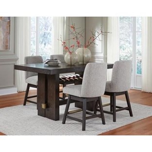Signature Design by Ashley Burkhaus D984D5 5 pc Counter Height Dining Set (Dining Room)