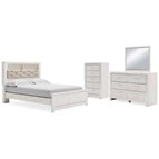 Signature Design by Ashley Altyra B2640B43 6 pc Queen Bookcase Bedroom Set