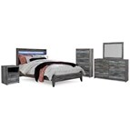 Signature Design by Ashley Baystorm B221B56 6 pc Queen Panel Bedroom Set