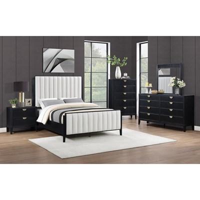Coaster Furniture Ensemble de chambre à coucher Brookmead 224710KW-S5 de 7 pièces (Très grand lit Cali. rembouré)