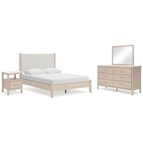 Signature Design by Ashley Cadmori B2615B12 6 pc Queen Panel Bedroom Set
