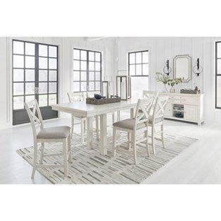 Signature Design by Ashley Robbinsdale D642D5 7 pc Counter Height Dining Set (Dining Room)