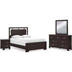 Signature Design by Ashley Covetown B441B14 7 pc Queen Panel Bedroom Set