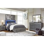Signature Design by Ashley Lodanna B214B40 7 pc Queen Panel Bedroom Set