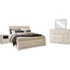 Signature Design by Ashley Bellaby B331B22 7 pc King Panel Bedroom Set