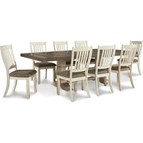Signature Design by Ashley Bolanburg D647D30 9 pc Dining Set