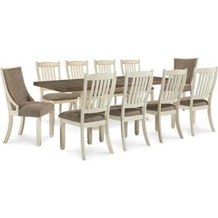 Signature Design by Ashley Bolanburg D647D38 11 pc Dining Set (Dining Room)