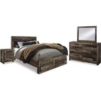 Benchcraft Derekson B200B51 7 pc King Storage Panel Bedroom Set