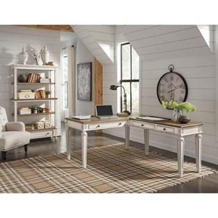 Signature Design by Ashley Realyn H743H3 3 pc Home Office Set (Home Office)