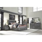 Signature Design by Ashley Baystorm B221B83 7 pc King Panel Bedroom Set