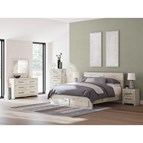 Benchcraft,Signature Design by Ashley Lawroy B2310B46 6 pc King Panel Bedroom Set