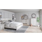 Signature Design by Ashley Altyra B2640B59 7 pc King Panel Bedroom Set