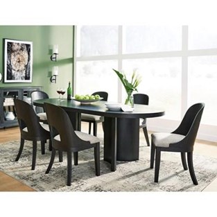 Signature Design by Ashley Rowanbeck D821D4 7 pc Dining Set (Dining Room)