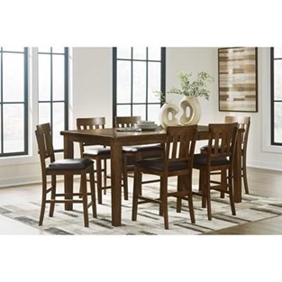 Signature Design by Ashley Ralene D594D5 7 pc Counter Height Dining Set (Dining Room)