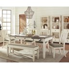 Signature Design by Ashley Bolanburg D647D2 6 pc Dining Set