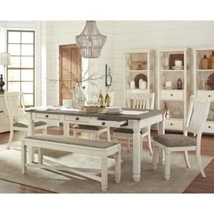 Signature Design by Ashley Bolanburg D647D2 6 pc Dining Set (Dining Room)
