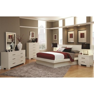 Coaster Furniture Jessica 202990KE 6 pc King Platform Bedroom Set