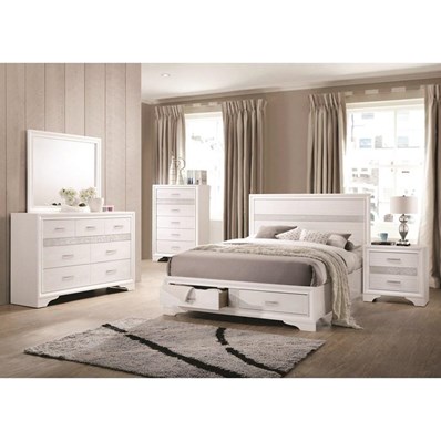 Coaster Furniture Miranda 205111KW 6 pc California King Storage Bedroom Set
