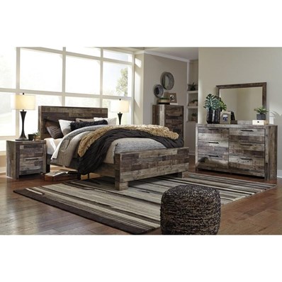 Benchcraft Derekson B200 7 pc Queen Panel Bedroom Set