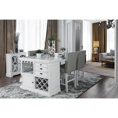 Furniture of America Sutton CM3390PT-5PC 5 pc Counter Height Dining Set