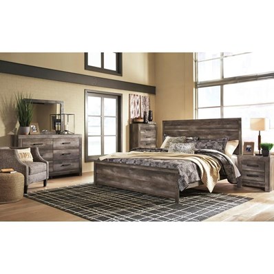 Signature Design by Ashley Wynnlow B440 7 pc King Panel Bedroom Set