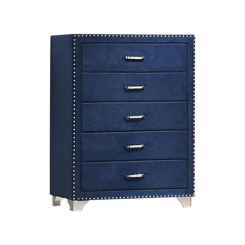 Large Picture of Melody 223371Q 7 pc Queen Panel Bedroom Set