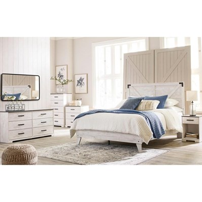 Signature Design by Ashley Shawburn EB4121 4 pc Full Platform Bedroom Set