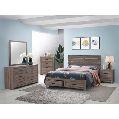 Coaster Furniture Brantford 207040Q 7 pc Queen Panel Bedroom Set