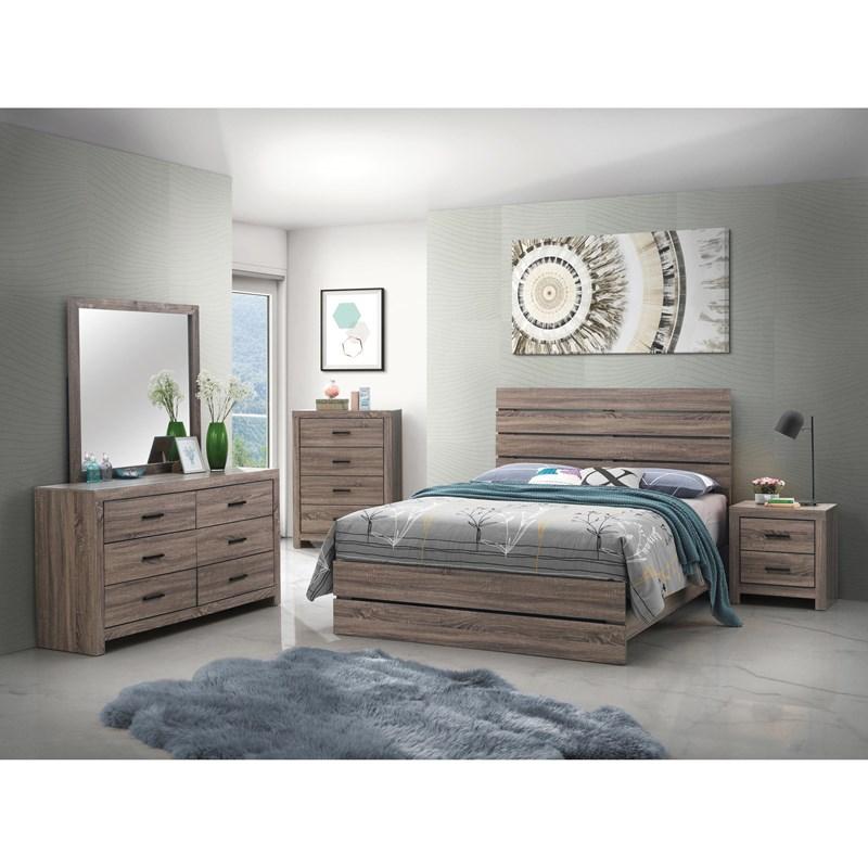 Coaster Furniture Brantford 207041Q 7 pc Queen Panel Bedroom Set