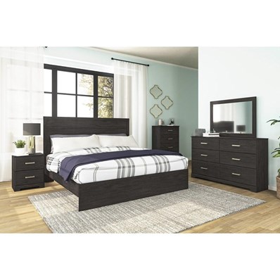 Signature Design by Ashley Belachime B2589 6 pc King Panel Bedroom Set