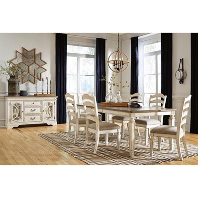 Signature Design by Ashley Realyn D743D4 7 pc Dining Set