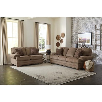 Jackson Furniture Singletary 3241 3 pc Living Room Set - Java