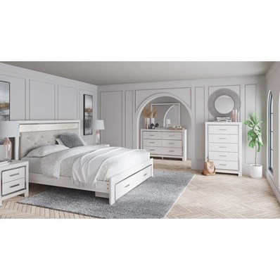 Signature Design by Ashley Altyra B2640B32 6 pc King Panel Storage Bedroom Set