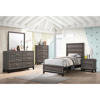 Coaster Furniture Watson 212421T-S5 7 pc Twin Panel Bedroom Set