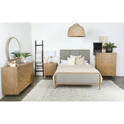 Coaster Furniture Arini 224301KE-S5 7 pc King Panel Bedroom Set