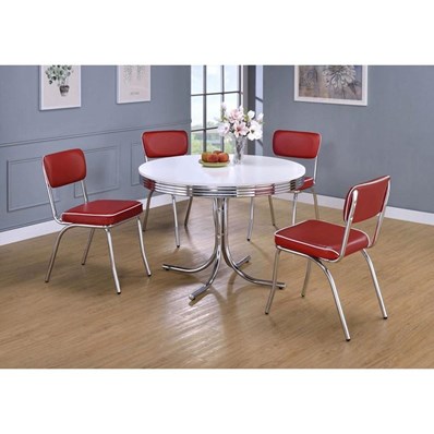Coaster Furniture Retro 2388-S5R 5 pc dining set