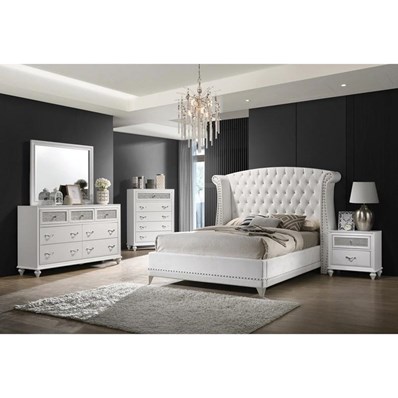Coaster Furniture Barzini 300843KE-S5 7 pc King Platform Bedroom set